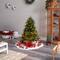 4ft. Pre-Lit South Carolina Spruce Artificial Christmas Tree, Clear Lights
